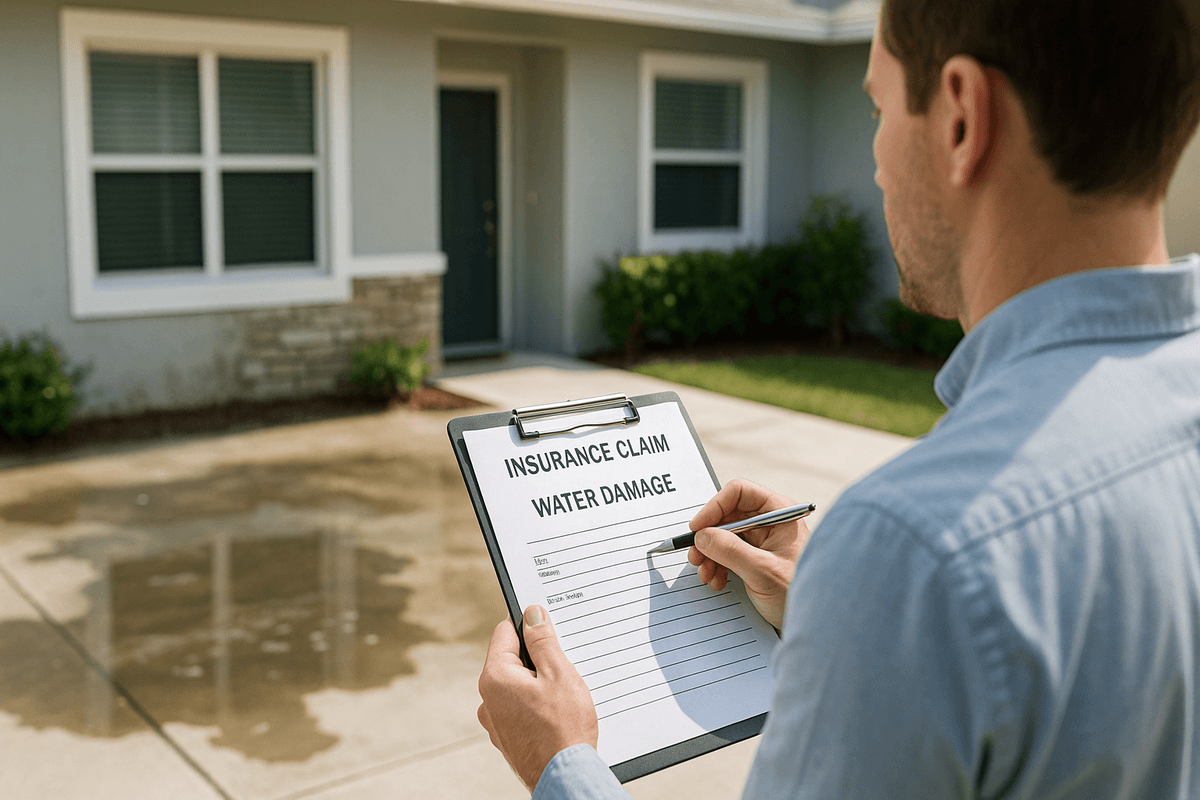 Filing a Water Damage Insurance Claim in Florida: A Tampa Homeowner Guide