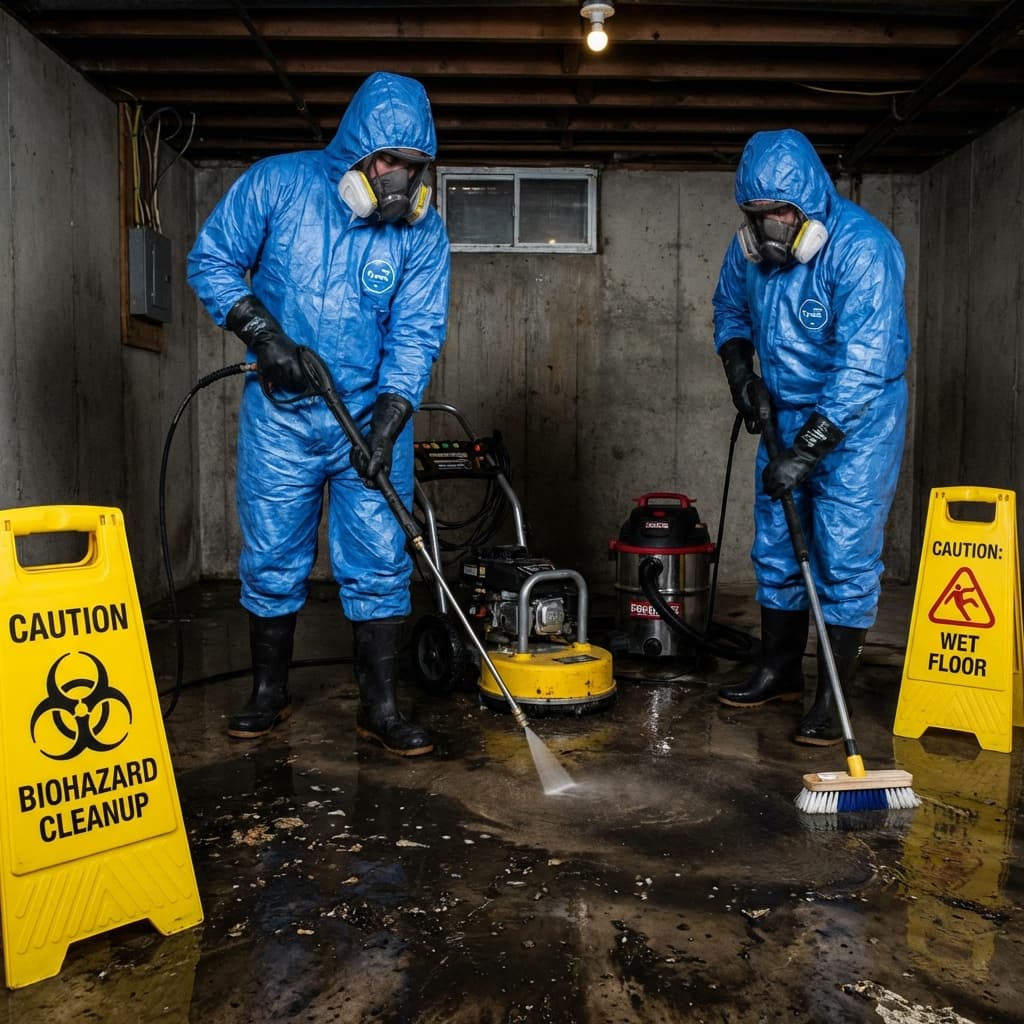 Sewage Cleanup & Sanitation